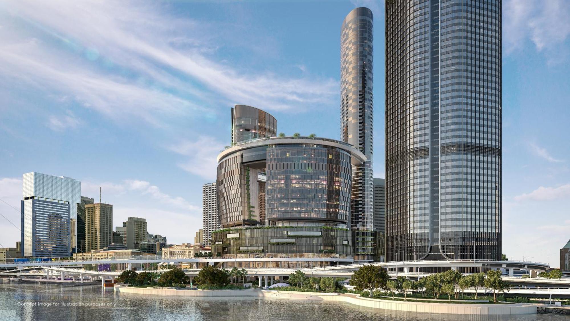 Hotel The Star Grand Brisbane Exterior foto