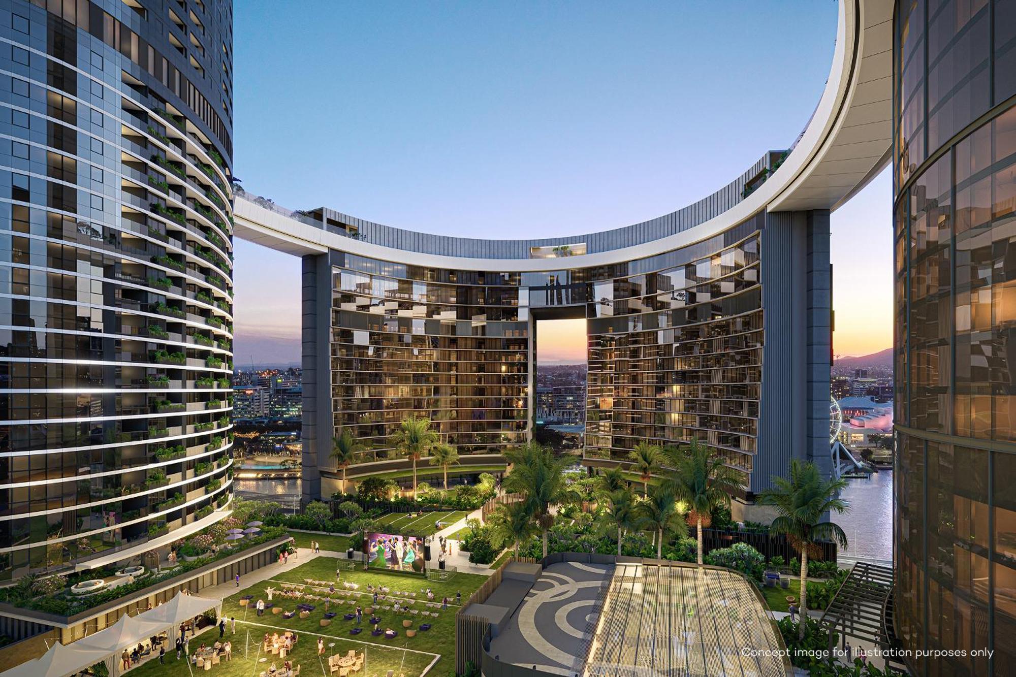Hotel The Star Grand Brisbane Exterior foto